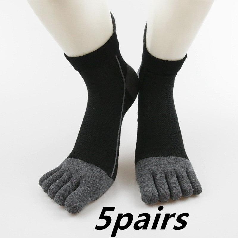 Cotton Toe Socks Men Boy To Protect Ankle Socks - melvincucci