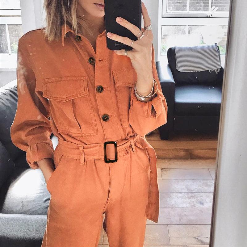 Cotton work overalls slim fit - melvincucci