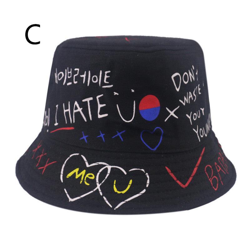 Cow Fisherman Hat Double-sided Men And Women - melvincucci
