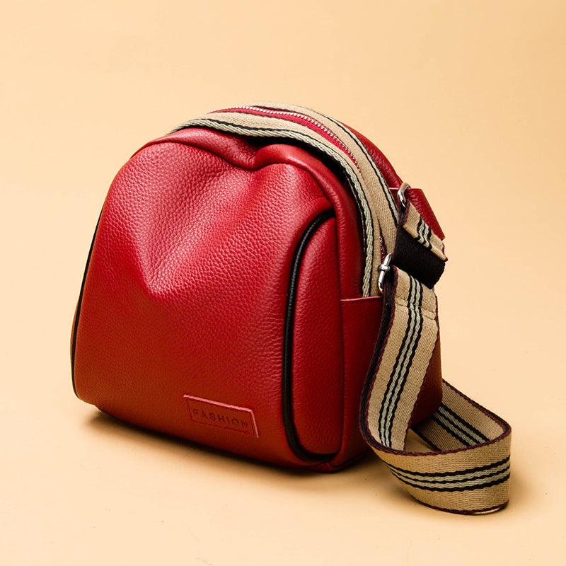 Cowhide Saddle Bags For Lady Brand Women Handbag Genuine - melvincucci