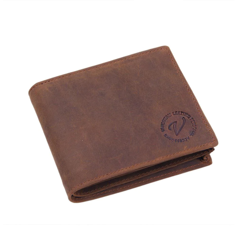 Crazy Horse Material Plus Wallet Wallet Large Capacity Men'S Wallet - melvincucci