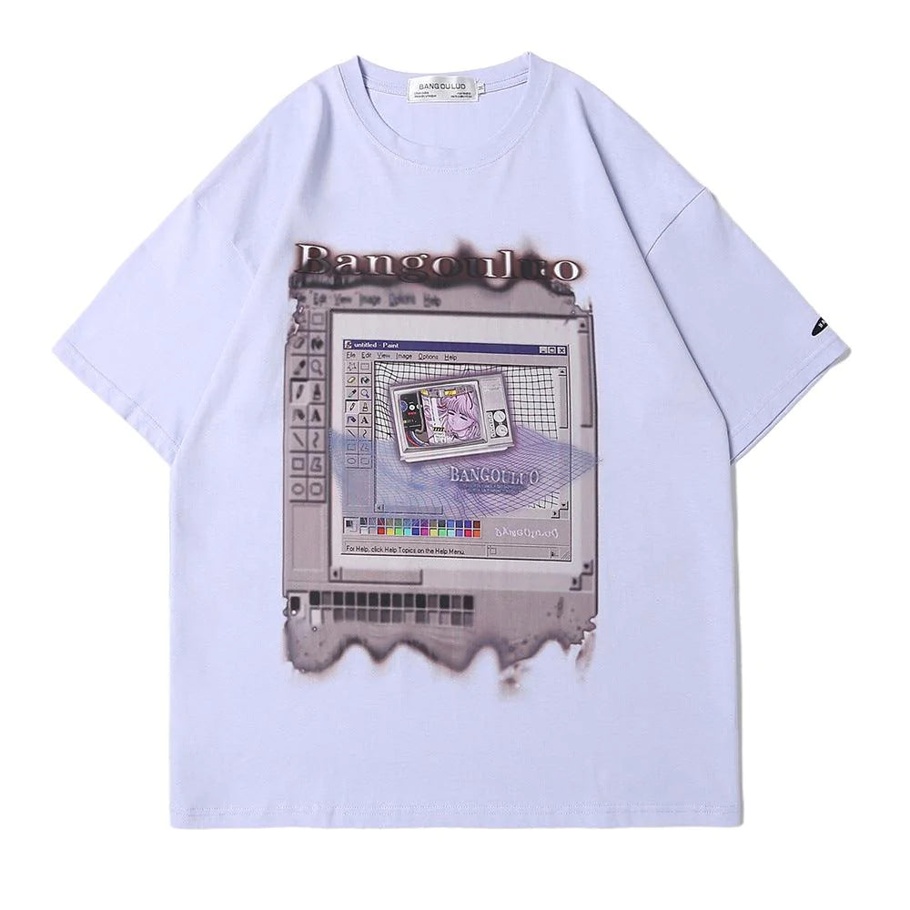 Creative Printed Short-sleeved T-shirt Men - melvincucci