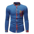 Cross Border Fashion Men''s Shirt New Men''s African - melvincucci