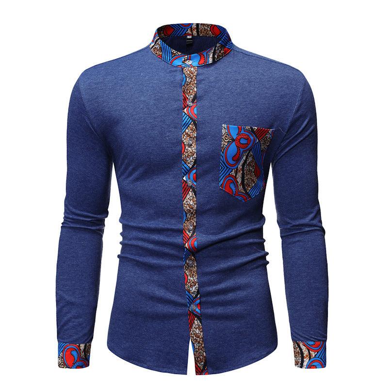 Cross Border Fashion Men''s Shirt New Men''s African - melvincucci