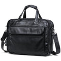 Cross border for European and American new real leather men bag leisure business briefcase men hand-held single shoulder bag - melvincucci