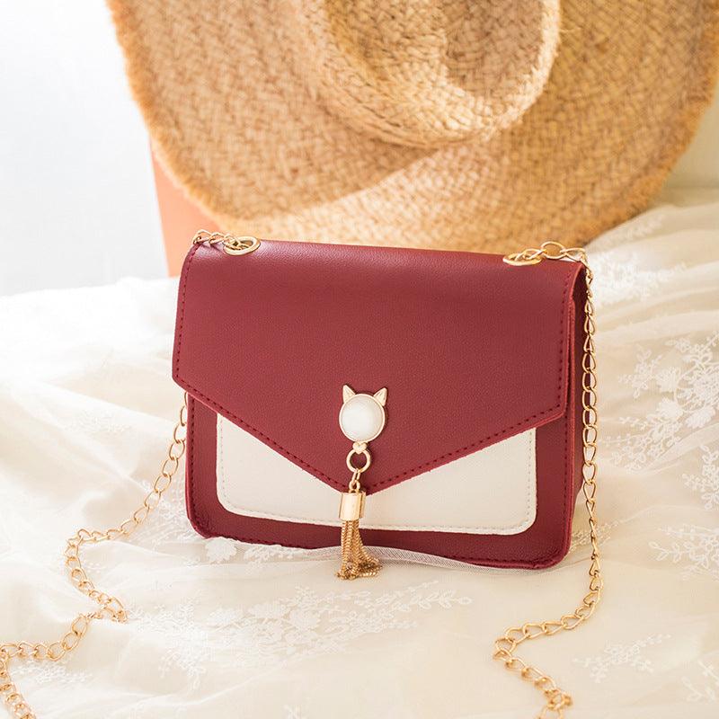 Crossbody Bags For Women 2021 Cat Lock Chain Messenger Bags - melvincucci