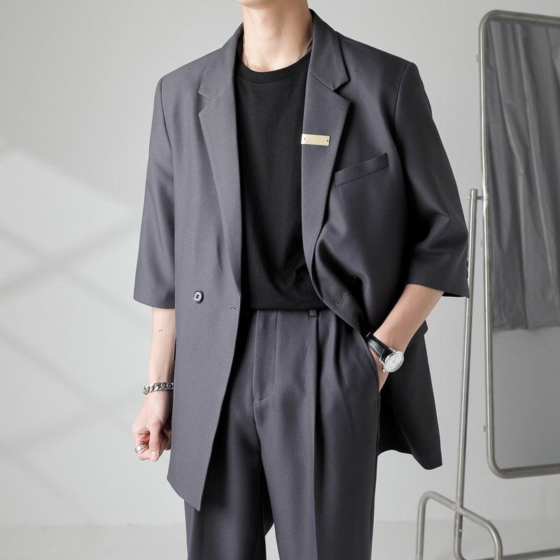 Two-piece Men's Drape Suit Men's Suit - melvincucci