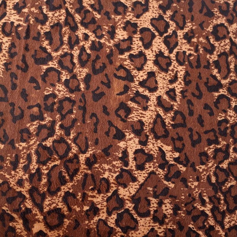 Short Plush Animal Print Fabric - melvincucci