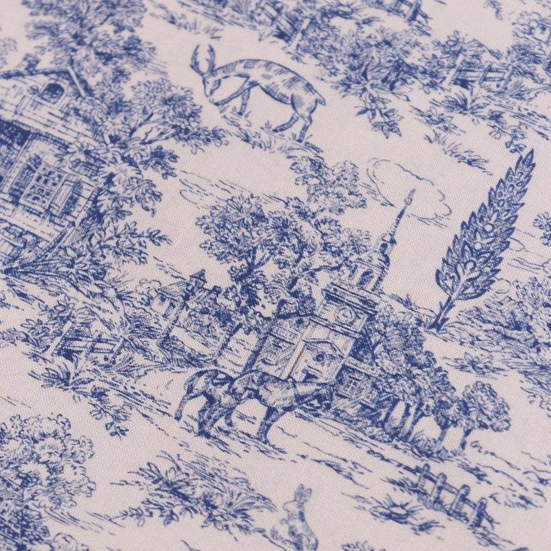 Plain Digital Print Vintage Blues Print Fabric - melvincucci