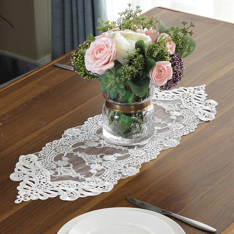 European Fashion Lace Fabric Table Runner - melvincucci