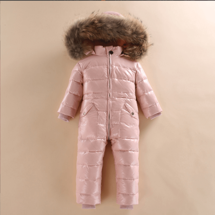 Children's Thick And Warm One-piece Down Jacket - melvincucci