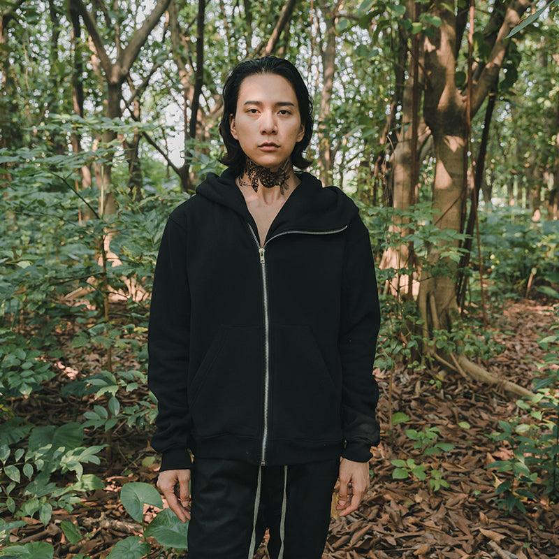 Dark Wizard Hat Zip Jacket - melvincucci
