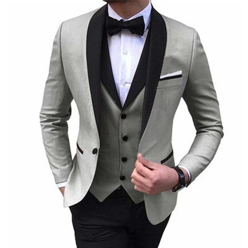 New Men's Suit Three Piece Business Suit - melvincucci