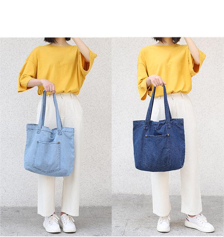 Denim handbag - melvincucci