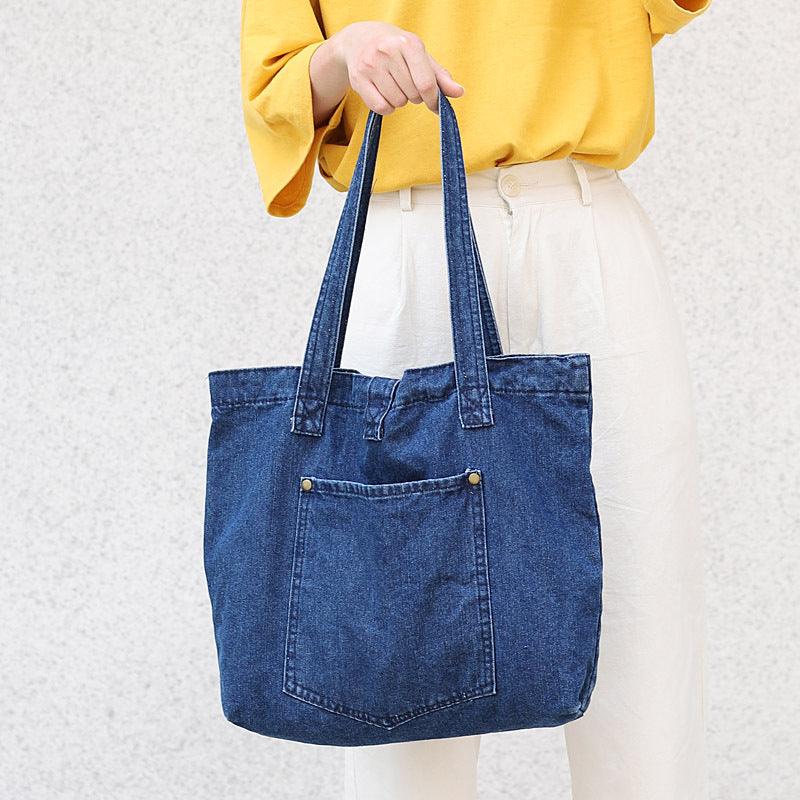 Denim handbag - melvincucci