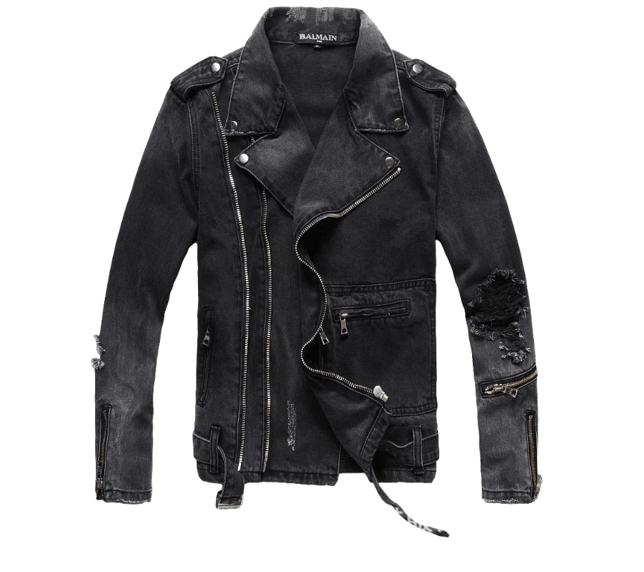 Denim jacket black denim jacket - melvincucci