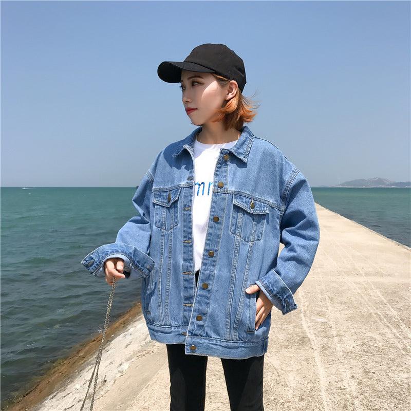 Denim Jacket Women Short Hooded Jacket Casual Top - melvincucci