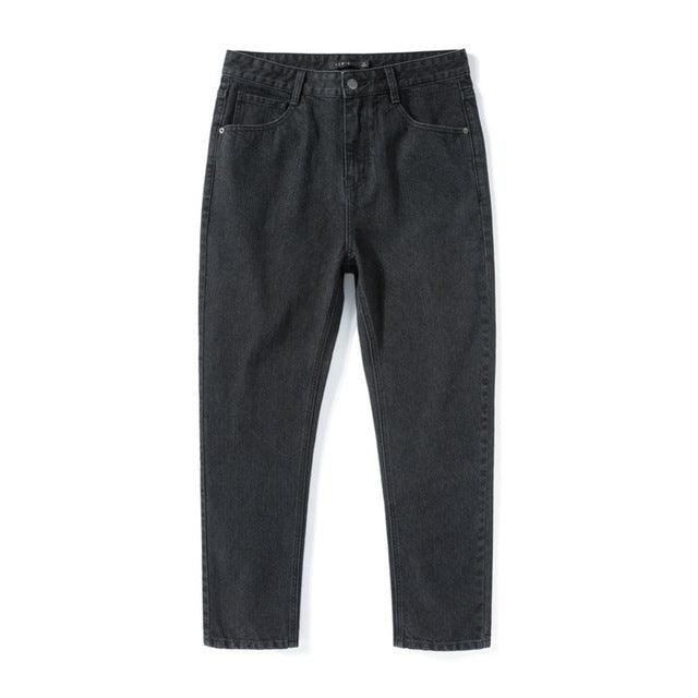 Denim Jeans Men New Loose Cotton Jeans Man Autumn Tap - melvincucci