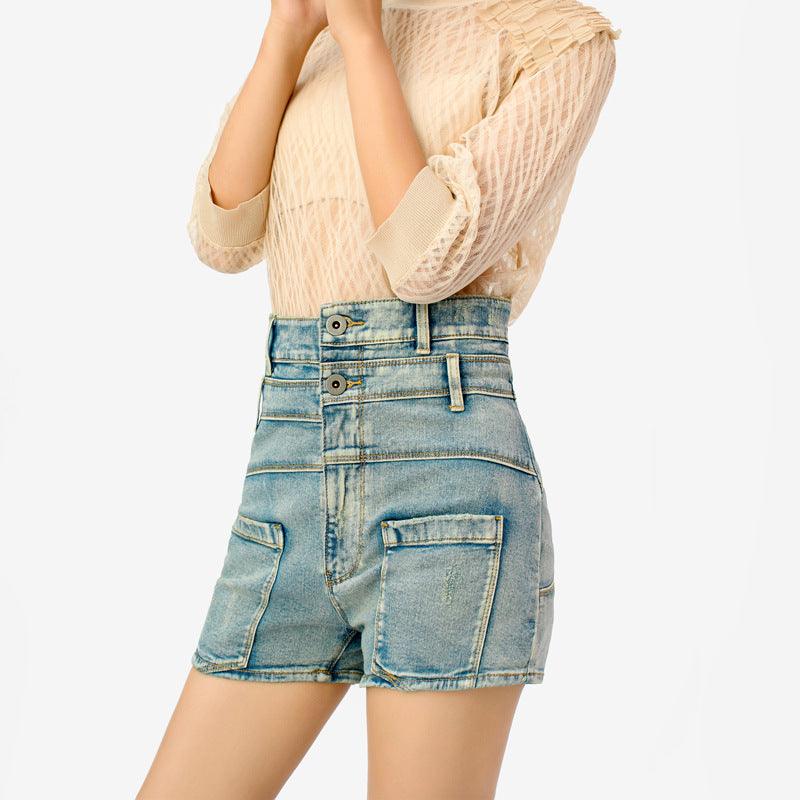 Denim shorts hot pants women - melvincucci