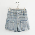 Denim shorts hot pants women - melvincucci