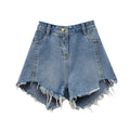 Denim Shorts Women Summer Design Sense Torn Edges - melvincucci
