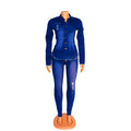 Denim Women's Fashion Denim Suit - melvincucci
