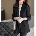 Design Sense Niche Suit Brown Small Suit Jacket Women - melvincucci