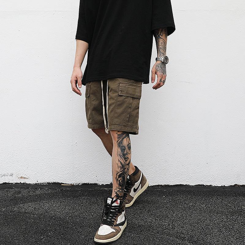 Distressed cargo shorts - melvincucci