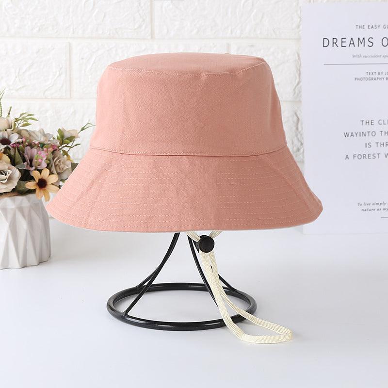 Double-Sided Men And Women Wind Rope Fisherman Hat Fashion Basin Hat Hat Outdoor Climbing Hat - melvincucci
