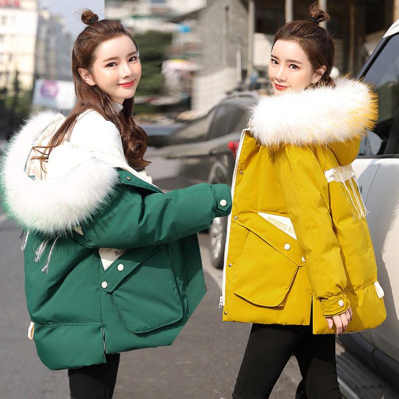 Down padded jacket women short 2021 new cotton jacket - melvincucci