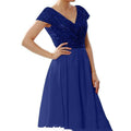 Dress Ladies Knee-Length Club Evening Dress Waist Dress Oversized Elegant Dress - melvincucci