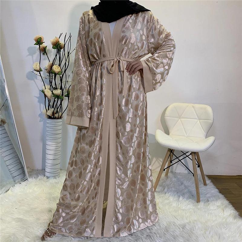 Dubai Women Clothing Maxi Long Kaftan Abaya Malaysian Robe Cardigan - melvincucci