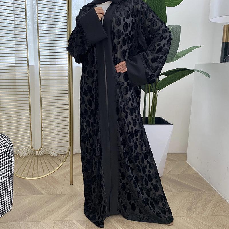 Dubai Women Clothing Maxi Long Kaftan Abaya Malaysian Robe Cardigan - melvincucci