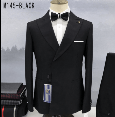 Men's Raw Edge Design High-quality Shoulder Pad Blazer - melvincucci