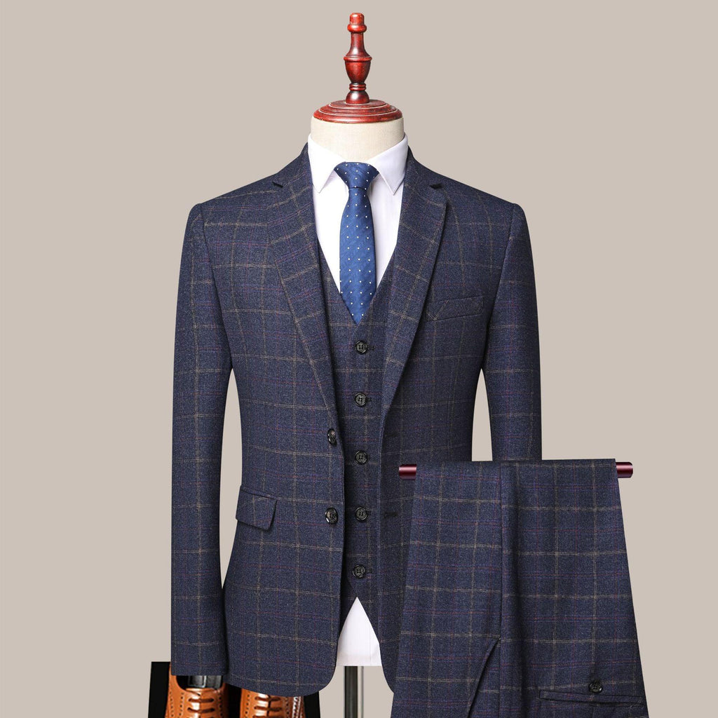 Young And Middle-aged Men's Three Piece Suit - melvincucci