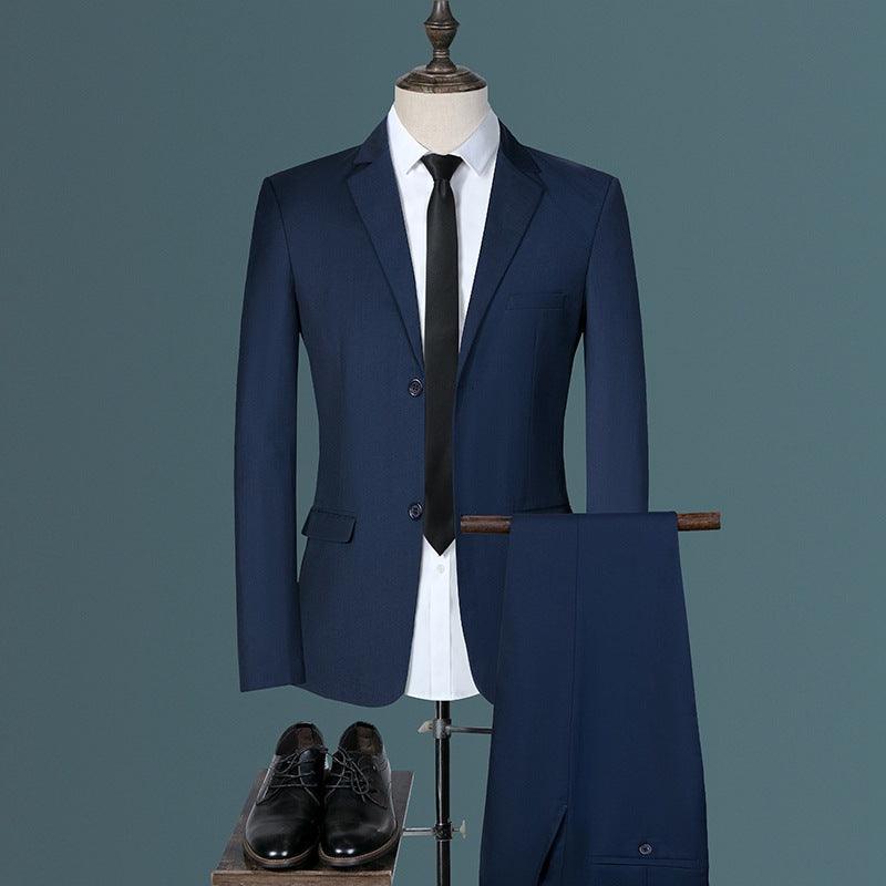 Men's Three Piece Korean Style Slim Casual Suit - melvincucci