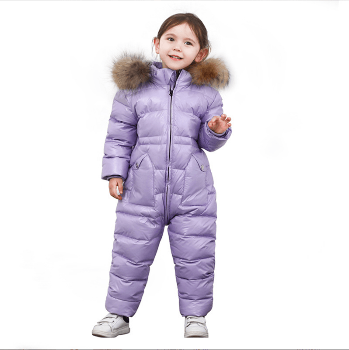 Children's Thick And Warm One-piece Down Jacket - melvincucci