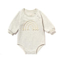 Spring And Autumn Romper R Baby Long Sleeve Waffle - melvincucci