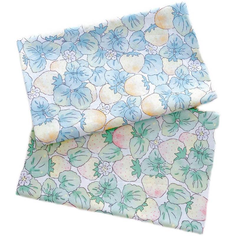 New Strawberry Cotton Twill Print Fabric - melvincucci