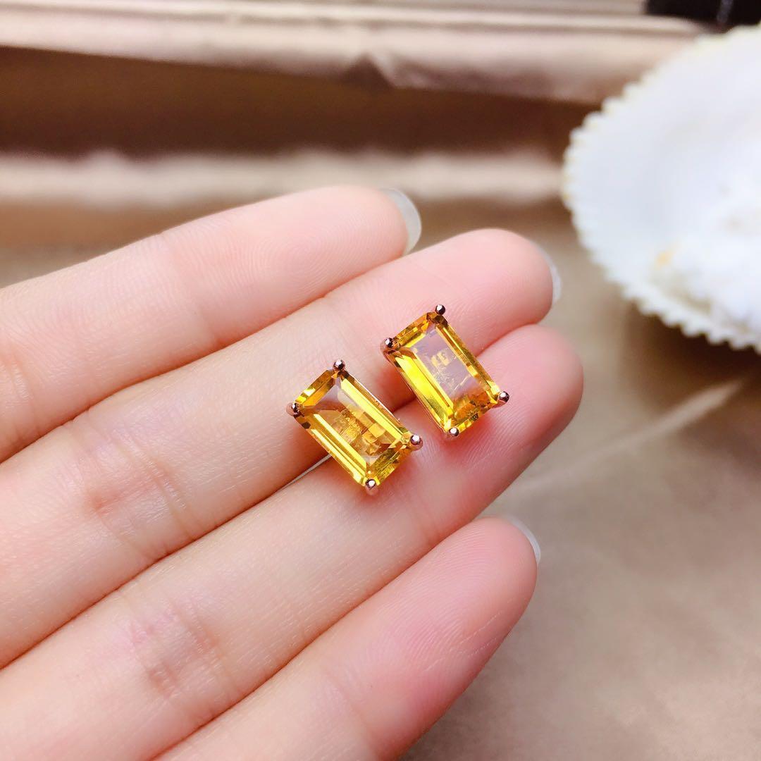 Citrine Suit Female Crystal Clean Sparkle - melvincucci