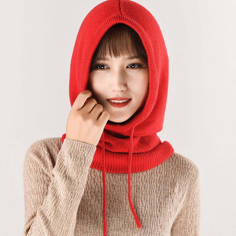 Ear Knit Wool Scarf Bib Women Pullover - melvincucci