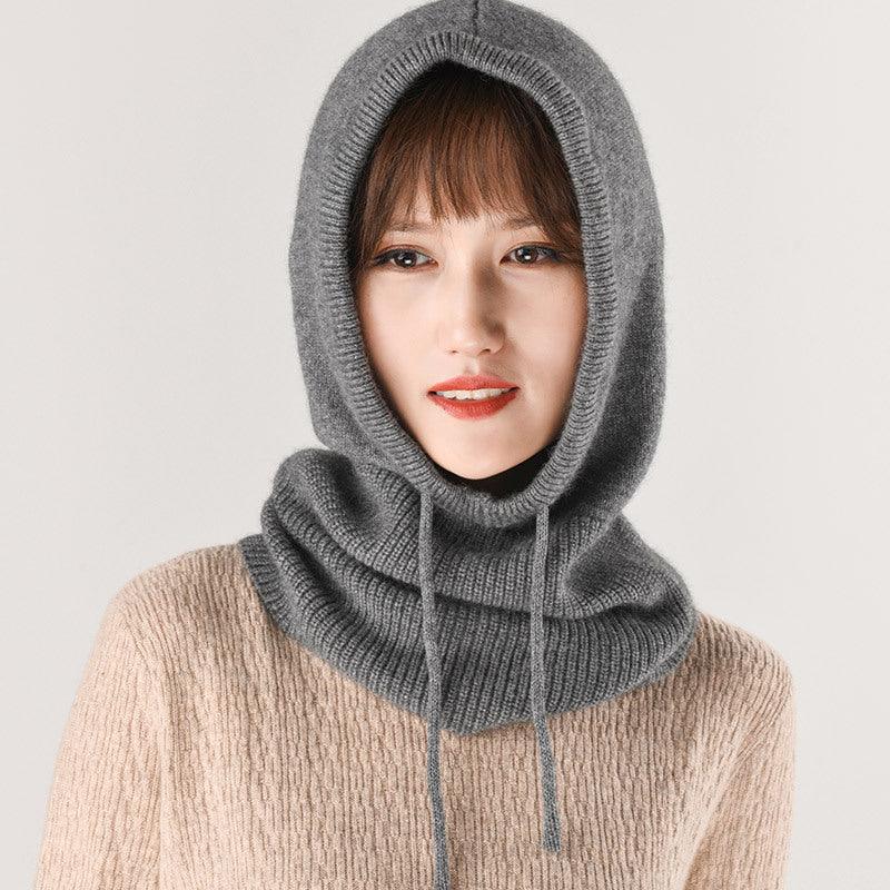 Ear Knit Wool Scarf Bib Women Pullover - melvincucci