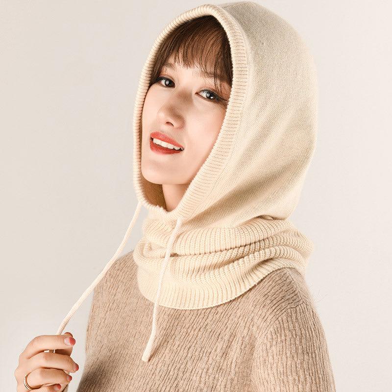 Ear Knit Wool Scarf Bib Women Pullover - melvincucci
