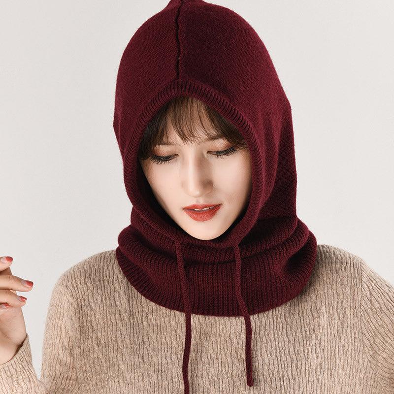 Ear Knit Wool Scarf Bib Women Pullover - melvincucci