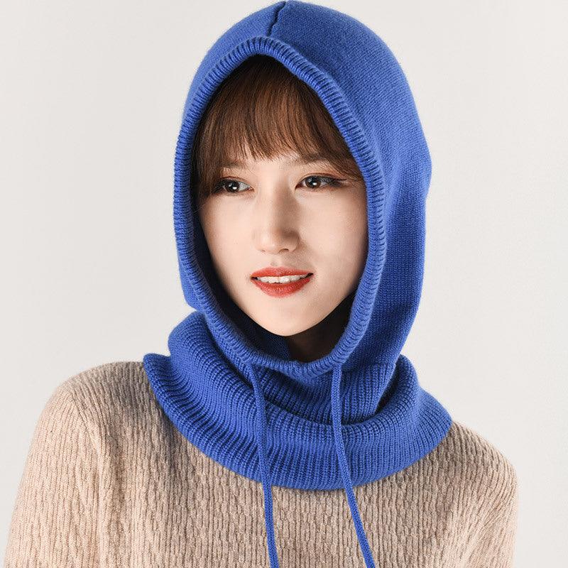Ear Knit Wool Scarf Bib Women Pullover - melvincucci