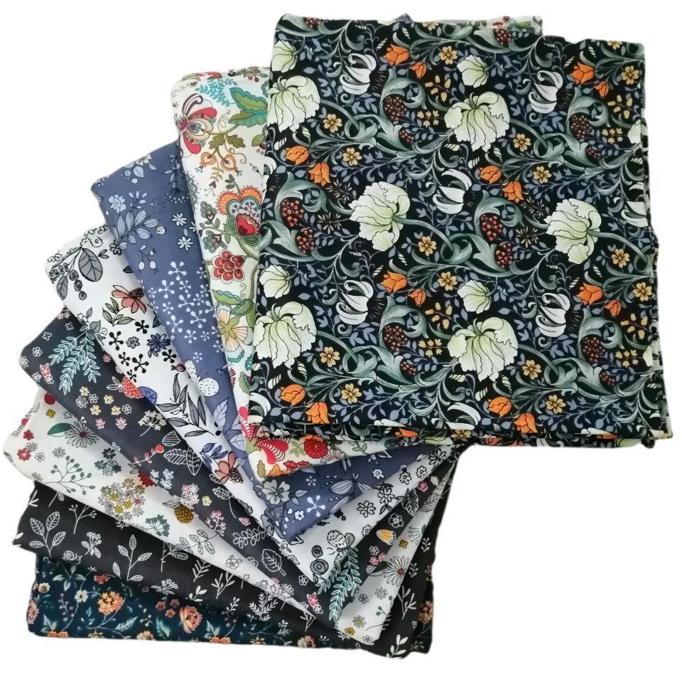 Vintage Print Diy Patchwork Group Cotton Bedding Fabric - melvincucci