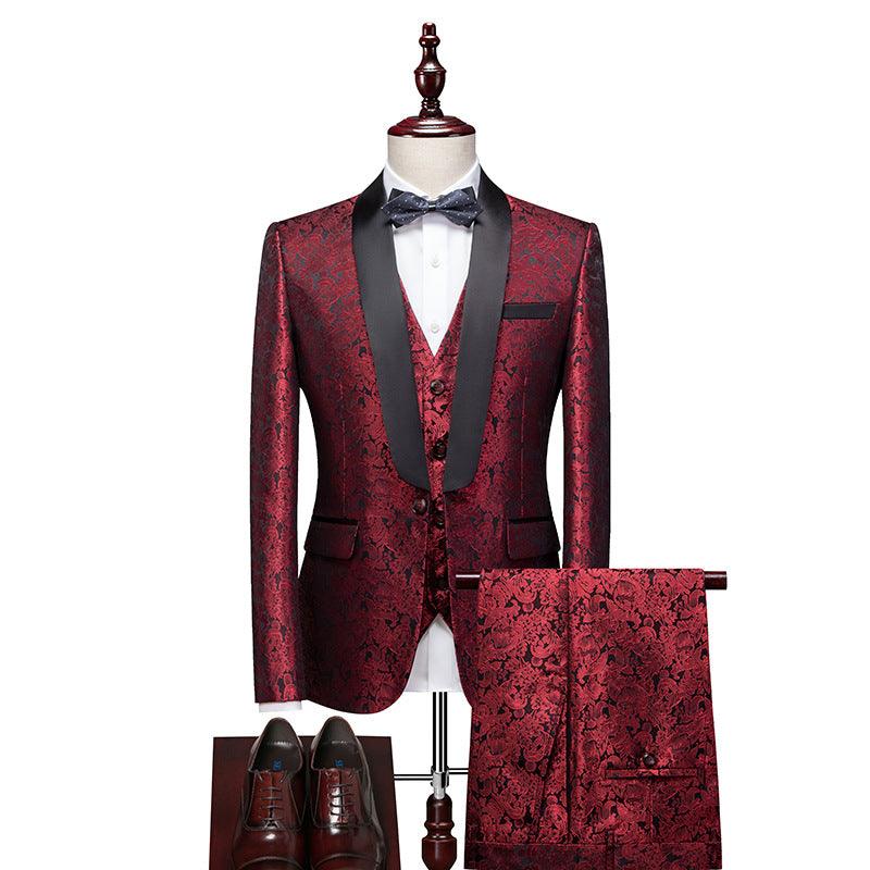 Wedding Dress Men's Plus-size Suit Shawl Collar - melvincucci