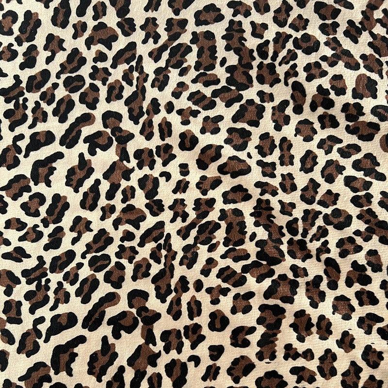 Short Plush Animal Print Fabric - melvincucci