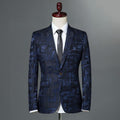 Slim Fit Business Casual Fashion Suit Men's Jacket - melvincucci