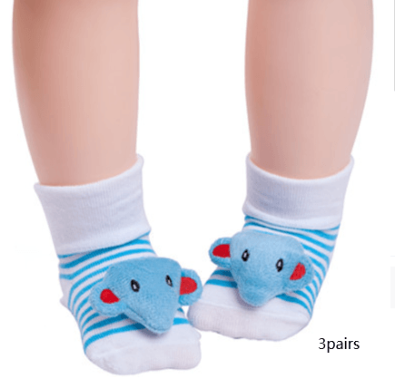 Cute Baby Animal Doll Baby Three-dimensional Socks - melvincucci